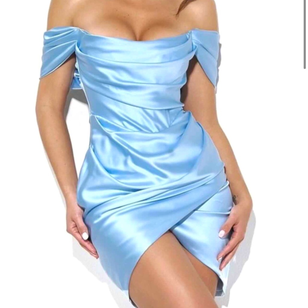 Beautiful satin fitted dress